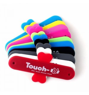 Cute Touch U Silicone Stand Mobile Phone Holder Mount For iPhone Samsung 10pieces